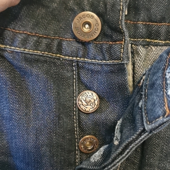 VINTAGE Jacob Denim Pencil Skirt 5/6 - Picture 6 of 8